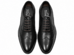 PEER-LACEUPS-AZ01P-OXFORD-GENUINE LEATHER-BLACK - Image 4