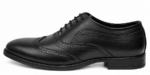 PEER-LACEUPS-AZ01-B-OXFORD-BROGUE-GENUINE LEATHER-BLACK - Image 2