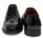 PEER-LACEUPS-AZ01-OXFORD-PATENT-GENUINE LEATHER-BROWN - Image 5