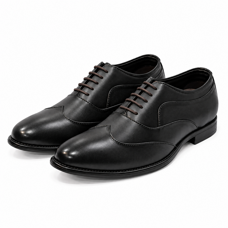 c561e924-fc02-4714-a0a3-b7b93a9f233f PEER-LACEUPS-AZ01P-OXFORD-GENUINE LEATHER-BLACK - Image 1
