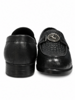 PEER-LOAFER-101-HORSE-BUCKEL-F-CROC-GENUINE-LEATHER-BLACK - Image 5