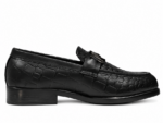 PEER-LOAFER-101-HORSE-BUCKEL-F-CROC-GENUINE-LEATHER-BLACK - Image 3