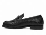PEER-LOAFER-101-F-CROC-BUCKEL-GENUINE LEATHER-BLACK - Image 2