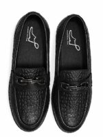 PEER-LOAFER-101-F-CROC-BUCKEL-GENUINE LEATHER-BLACK - Image 4