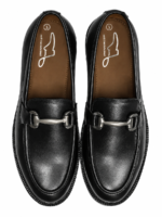PEER-LOAFER-101-BUCKEL-GENUINE-LEATHER-BLACK - Image 4