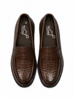 PEER-LOAFER-101-F-CROC-AS-PATTI-GENUINE-LEATHER-BROWN - Image 4