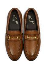 PEER-LOAFER-104-BUCKEL-GENUINE LEATHER-TAN - Image 4