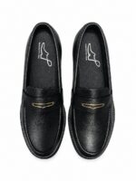 PEER-LOAFER-104-AS-BUCKEL-GENUINE LEATHER-BLACK - Image 4