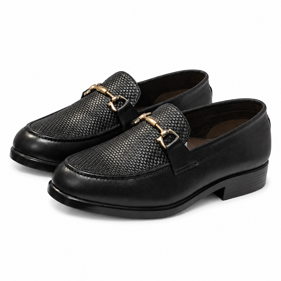 8e021215-a0d5-485c-a2bf-e5fd8e4b83f6 (1) PEER-LOAFER-104-SEMI-TEXTURE-GENUINELEATHER-BLACK - Image 1