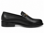 PEER-LOAFER-104-P-BUCKEL-GENUINE LEATHER-BLACK - Image 3