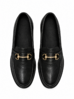 PEER-LOAFER-104-P-BUCKEL-GENUINE LEATHER-BLACK - Image 4