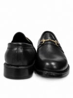 PEER-LOAFER-104-P-BUCKEL-GENUINE LEATHER-BLACK - Image 5