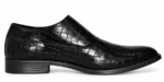 PEER-LOAFER-4917-D-MONK-BUCKEL-FULL-CROCODILE-GENUINE LEATHER-BLACK - Image 3