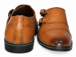 PEER-LOAFER-4917-D-MONK-BUCKEL-FULL-CROCODILE-GENUINE LEATHER-TAN - Image 5