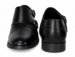 PEER-LOAFER-4917-D-MONK-BUCKEL-GENUINE LEATHER-BLACK - Image 5