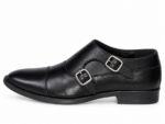 PEER-LOAFER-4917-D-MONK-BUCKEL-GENUINE LEATHER-BLACK - Image 3