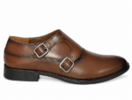 PEER-LOAFER-4917-D-MONK-P-BUCKEL-GENUINE LEATHER-BROWN - Image 3