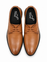 PEER-LACEUPS-1601-OXFORD-SEMI-CROC-MATCHING-GENUINE-LEATHER-TAN - Image 4