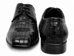 PEER-LACEUPS-2602-DERBY-F-CROC-GENUINELEATHER-BLACK - Image 5