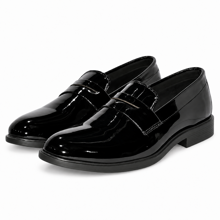 e2d6b3df-bc60-4c0e-a213-d5b12e10b599 PEER-LOAFER-4504-AS-PATTI-SEMI-TEXTURE-GENUINELEATHER-BLACK - Image 1