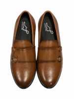 PEER-LOAFER-D-MONK-105-STRAP-GENUINE-LEATHER-TAN - Image 4