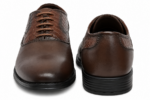 PEER-LACEUPS-1301-OXFORD-SEMI-CROC-MATCHING-GENUINE-LEATHER-BROWN - Image 5