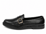 PEER-LOAFER-MONK-102-BUCKEL-GENUINELEATHER-BLACK - Image 2