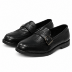 PEER-LOAFER-MONK-102-BUCKEL-GENUINELEATHER-BLACK
