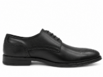 PEER-LACEUPS-1306-DERBY-BROGUE-GENUINE LEATHER-BLACK - Image 2