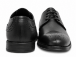 PEER-LACEUPS-1306-DERBY-BROGUE-GENUINE LEATHER-BLACK - Image 5