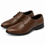 PEER-LACEUPS-4875-DERBY-GENUINE LEATHER-BROWN