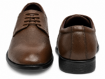 PEER-LACEUPS-4875-DERBY-GENUINE LEATHER-BROWN - Image 5