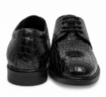 PEER-LACEUPS-4875-DERBY-FULL-CROC-GENUINE LEATHER-BLACK - Image 5