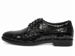 PEER-LACEUPS-4875-DERBY-FULL-CROC-GENUINE LEATHER-BLACK - Image 2