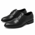 PEER-LACEUPS-4875-DERBY-GENUINE LEATHER-BLACK