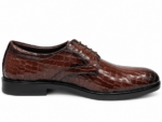 PEER-LACEUPS-4875-OXFORD-FULL-CROC-GENUINE LEATHER-BROWN - Image 3