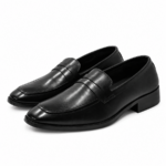 PEER-LOAFER-4601-AS-PATTI-GENUINE LEATHER-BLACK