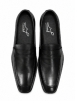 PEER-LOAFER-4601-AS-PATTI-GENUINE LEATHER-BLACK - Image 4
