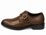 PEER-LOAFER-MONK-1605-BUCKEL-GENUINE LEATHER-BROWN - Image 2