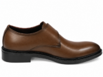 PEER-LOAFER-MONK-1605-BUCKEL-GENUINE LEATHER-BROWN - Image 3