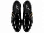 PEER-LOAFER-MONK-1605-BUCKEL-PATENT-GENUINE LEATHER-BLACK - Image 4