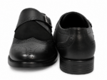PEER-LOAFER-2513-MONK-BUCKEL-SUEDE-MATCHING-GENUINE-LEATHER-BLACK - Image 5