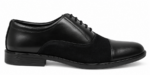 PEER-LACEUPS-4895-OXFORD-SUEDE-MATCHING-GENUINE LEATHER-BLACK - Image 3