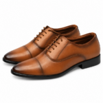 PEER-LACEUPS-4895-OXFORD-GENUINE LEATHER-TAN