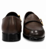 PEER-LOAFER-122-SIDE-FISH-BUCKEL-GENUINE LEATHER-BROWN - Image 5