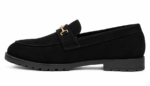 PEER-LOAFER-1820-BUCKEL-FULL-SUEDE-GENUINE LEATHER-BLACK - Image 2