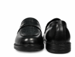 PEER-LOAFER-103-HALF-CROC-SIDE-BUCKEL-GENUINE LEATHER-BLACK - Image 5