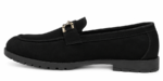 PEER-LOAFER-1803-BUCKEL-FULL-SUEDE-GENUINE LEATHER-BLACK - Image 2