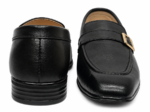 PEER-LOAFER-MONK-159-BUCKEL-GENUINE LEATHER-BLACK - Image 5