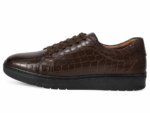 PEER-SNEAKER-2801-F-CROC-GENUINE LEATHER-BROWN - Image 2